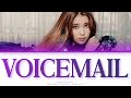 IU (아이유) Voice Mail (Korean Ver.) Color Coded Lyrics (Han/Rom/Eng)