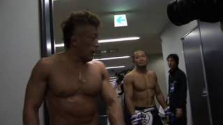 Kawajiri & Yokota after fight - Dynamite!!