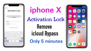 iphone x activation lock icloud bypass 2024