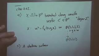Arithmetic of K3 surfaces (Anthony Várilly-Alvarado) 1-4