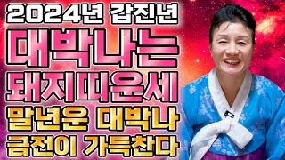 2024년 갑진년 돼지띠운세밝은 빛이 보인다! 큰 행운이 들어와 금전운 복권 초대박나는 돼지띠 운세! 말년에…