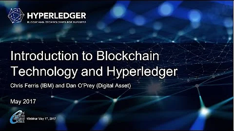 CSCC Webinar: Hyperledger: Advancing Blockchain Technology for Business