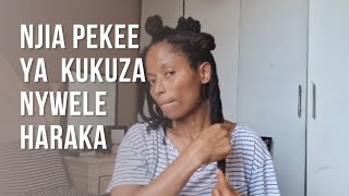 Fanya hiki kitu kimoja ☝🏽 TU uone nywele zako zitakavyokuwa ndefu