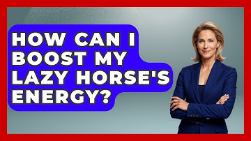 How Can I Boost My Lazy Horse