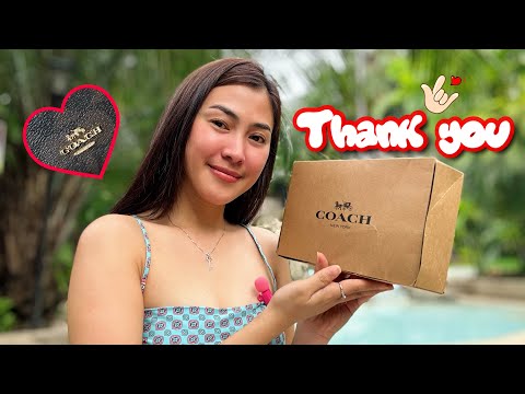 Unboxing Coach Double Zip Wallet | RA Garcia ♡