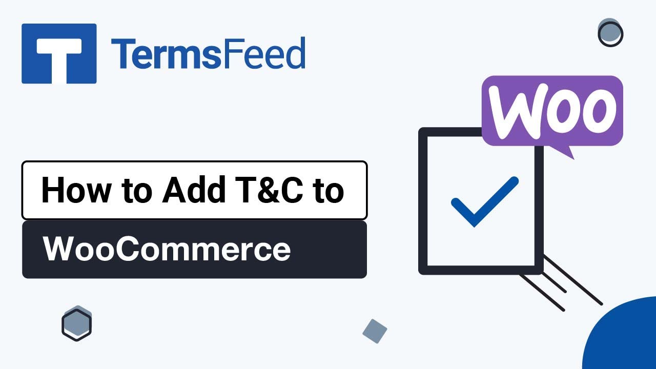 Terms Conditions for WooCommerce - TermsFeed