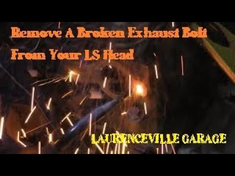 How to remove a broken exhaust manifold bolt from a Chevy 4.8, 5.3, 6.0 LS aluminum head
