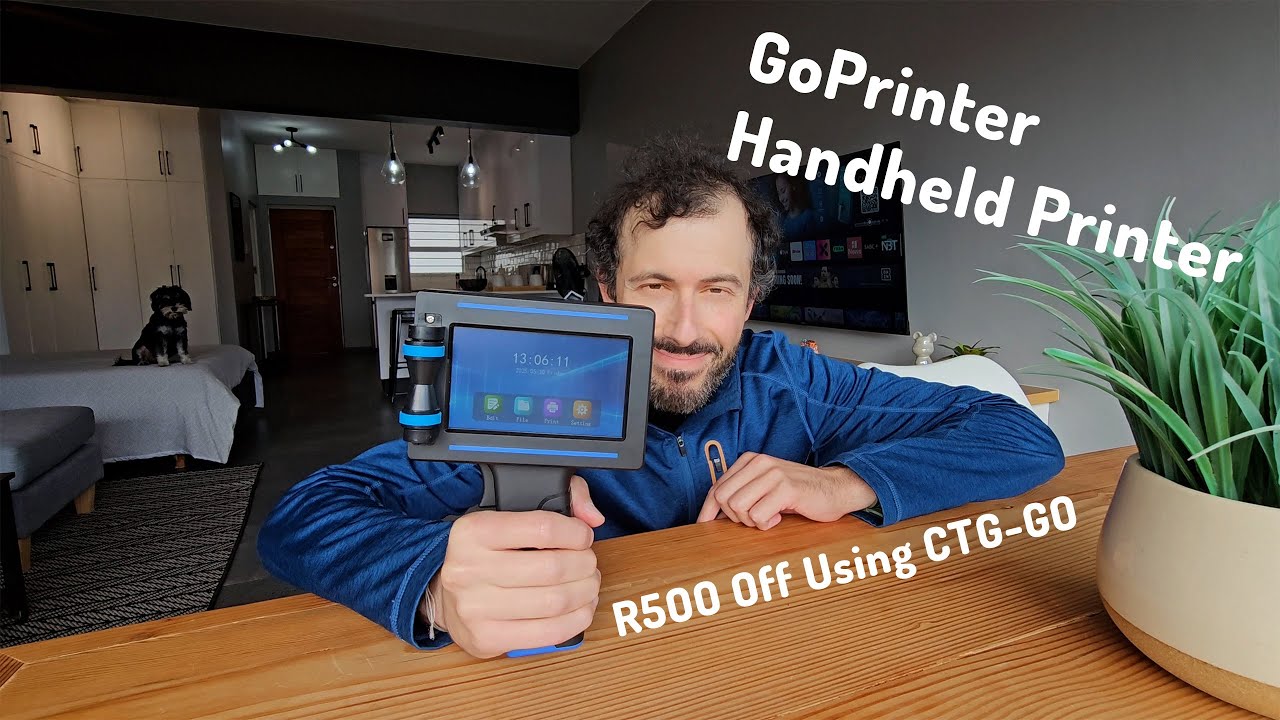 Go Printer GoPrinter Handheld Printer Unboxing, Usage and Test - YouTube