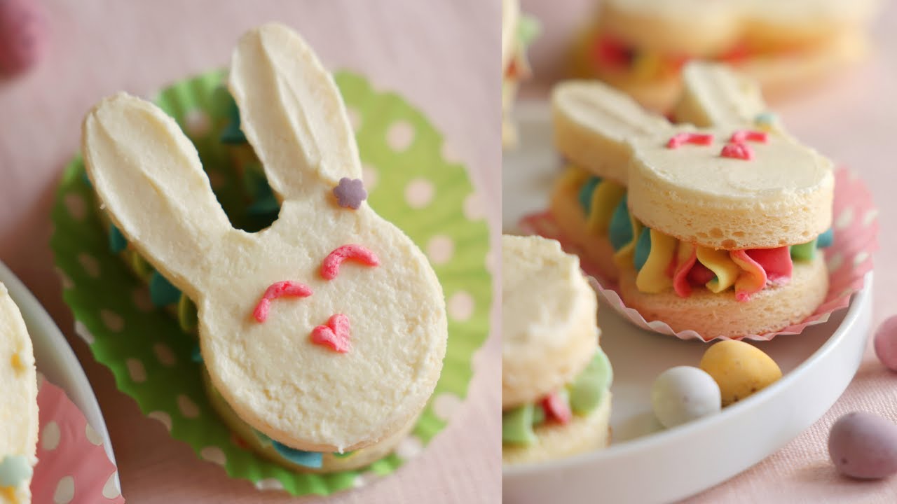 Easter Bunny Cake | Easter Baking | Easter Cake Recipe for Kids | Mini Cake Decorating 