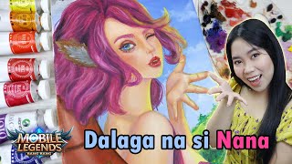 Playing and Painting Nana of Mobile Legends
