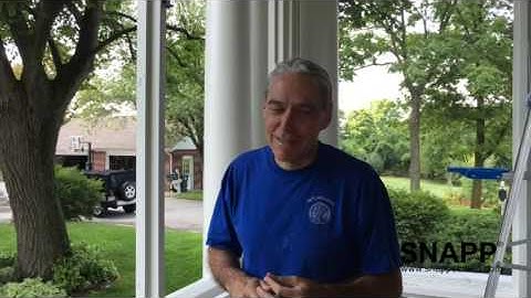 SNAPP® screen Porch Screen Project Review - Pat from IN