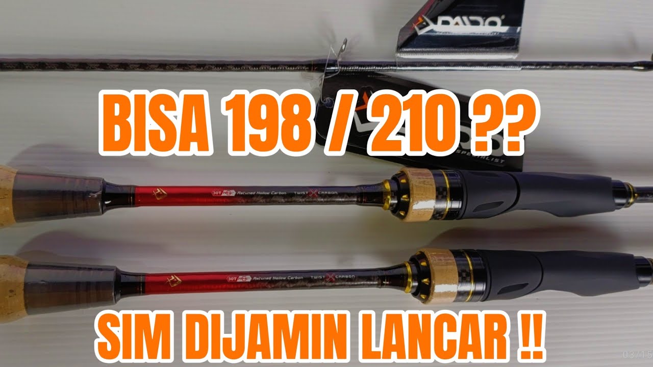 TRAVEL ROD PALING BEDA YANG PASTI MURAH & BERKUALITAS | DAIDO NOMAD