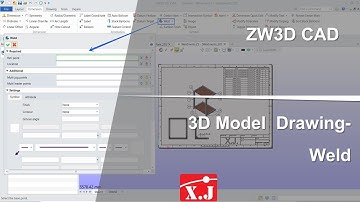 ZW3D คู่มือ สอนการใช้งาน Drawing - Dimension - Weld