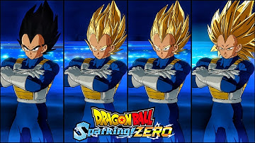 Dragon ball sparking zero - New Adult Daima Vegeta All Transformation & Ultimates