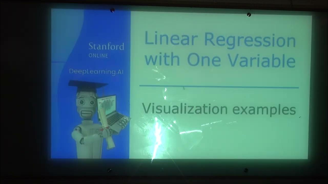 01-FA23 - Machine Learning (Cost function for linear regression 2/2 ...