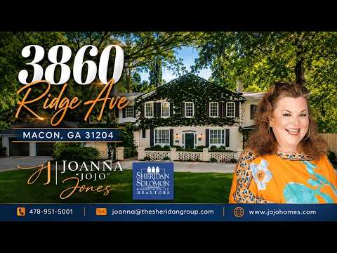 3860 Ridge Ave, Macon, GA home video tour