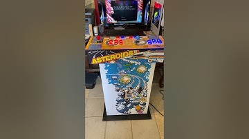 Asteroids Pedestal Arcade Machine Raspberry Pi