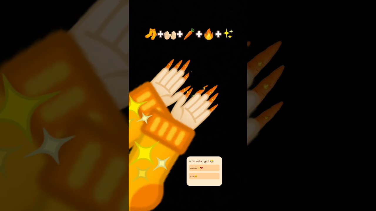 fake nail art trend using emojis 