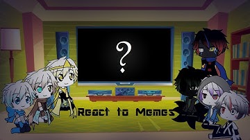 Star Sanses and Bad Guys react to Memes || Gacha Life