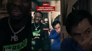Manny Pacquiao Anger Translator ROASTS Broner #boxing