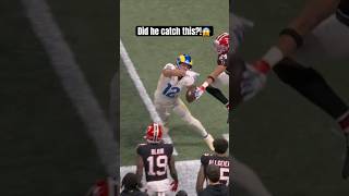 Did Puka Nacua catch this? 🧐 #pukanacua #nflnews #losangelesrams #atlantafalcons
