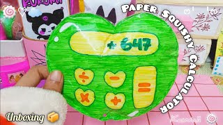 🍥 Unboxing My Kawaii Paper Squishy Calculator! | So Soft & Satisfying (⁠◍⁠•⁠ᴗ⁠•⁠◍⁠)⁠✧⁠*⁠。✨ screenshot 5