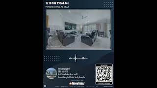 1210 NW 193rd Ave Pembroke Pines, FL 33029 #househacking #pembrokepines #newlisting