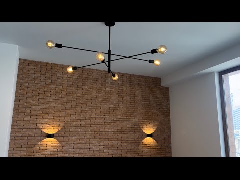 დეკორატიული სანათის მონტაჟი | ჭაღი | Decorative Lights Installation