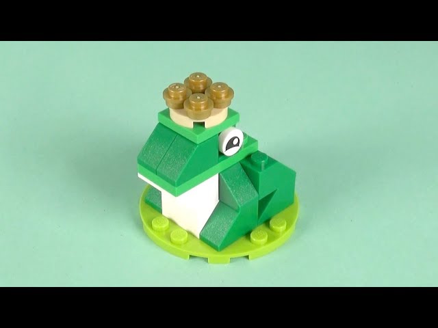 LEGO Frog Building Instructions - LEGO Classic 10717 "How To"