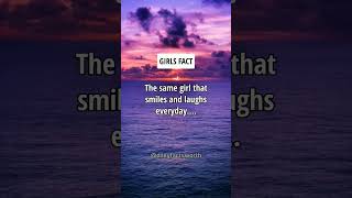Girls that smiles and laugh everyday.... Girls Fact #shorts #psychologyfacts #subscribe