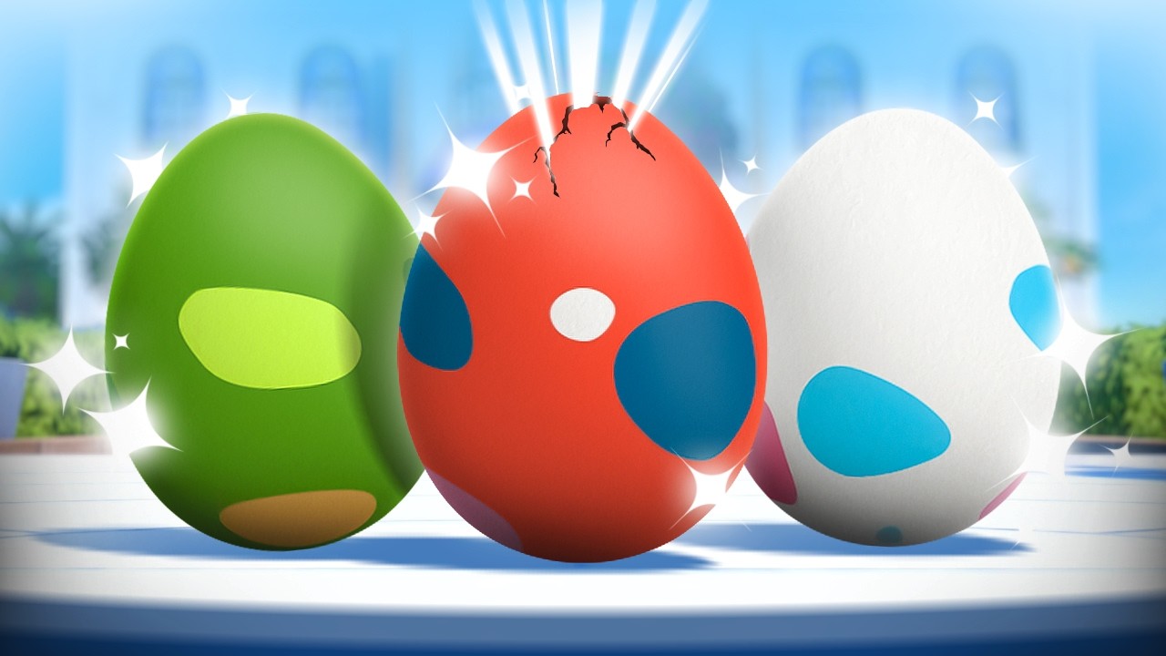 On CHOISIT nos ŒUFS DE STARTERS grâce à LEURS COULEURS SHINY (et c'est RANDOM)