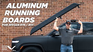 The Ultimate Running Boards for Rivian R1T / R1S - RMaxx Ultra-Lightweight Aluminum Side Steps!