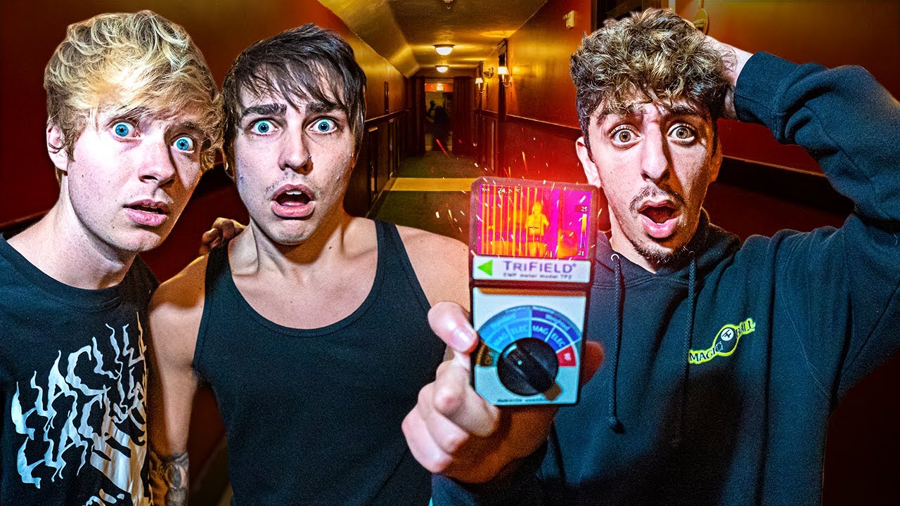 ⁣We Stayed at the SCARIEST Hotel in America.. (ft. Sam & Colby)