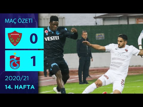ÖZET: A. Hatayspor 0-1 Trabzonspor | 14. Hafta - 2020/21