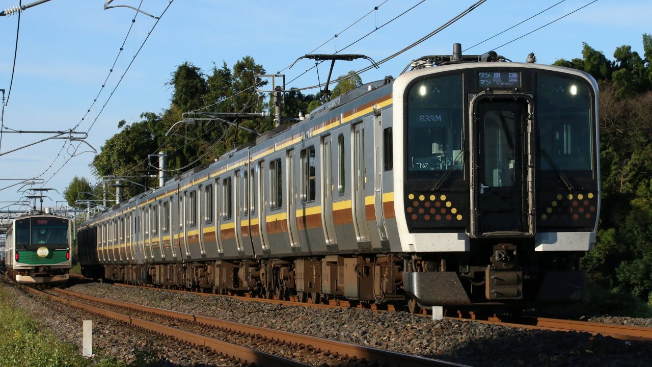 JRE131系TN7+TN13編成 633M 普通 黒磯行き JR東北本線 岡本～宝積寺
