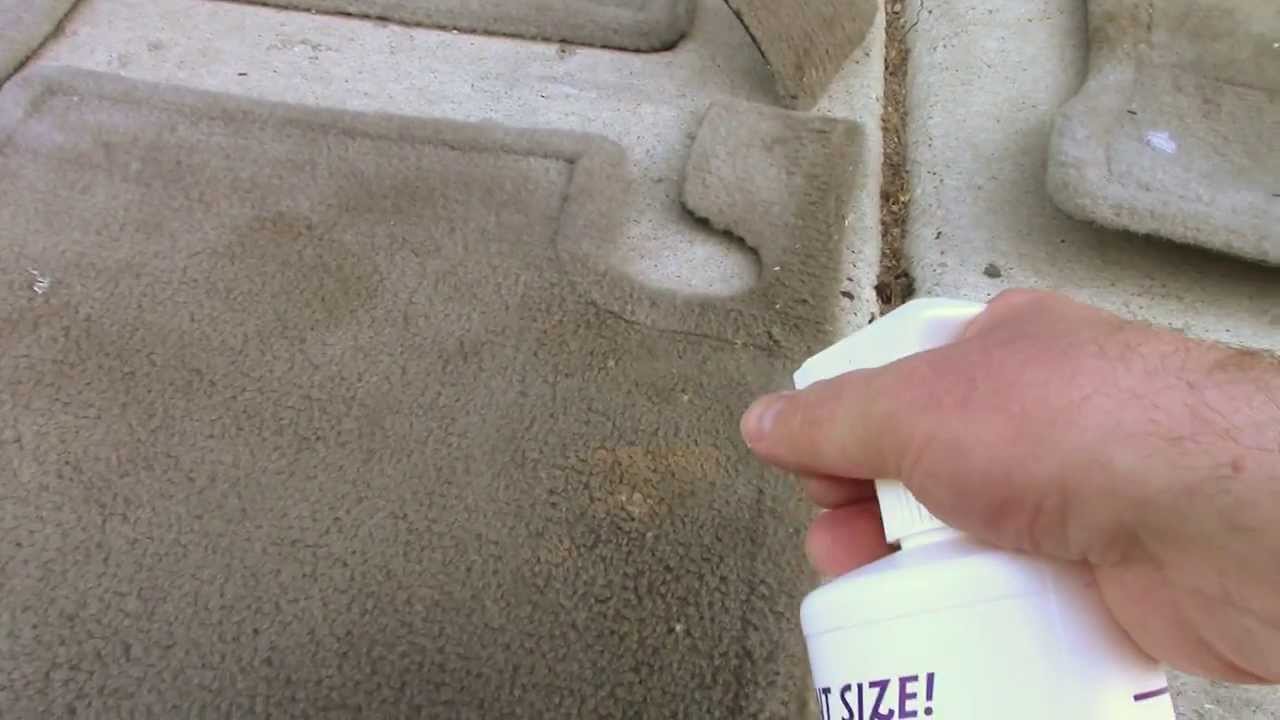 How To Clean Car Carpet Floor Mats Youtube