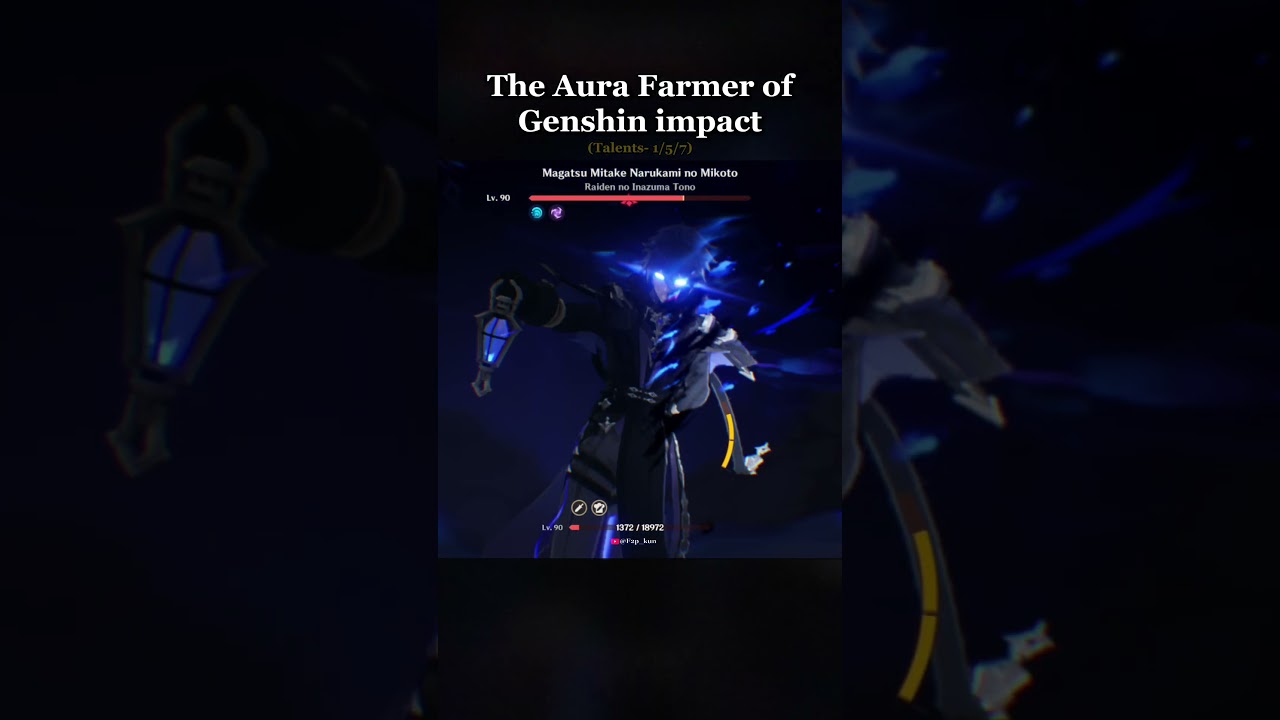 THE REAL AURA FARMER OF GENSHIN | Genshin impact