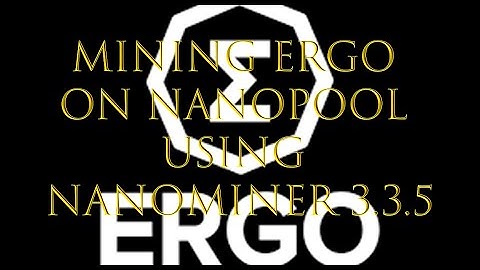 HOWTO: Almost 1 Gigahertz Mining Ergo on Nanopool with Nanominer Windows 10 & HiveOS