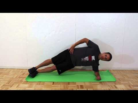 How to do a Side Plank with Hip Lift - Hip Dip