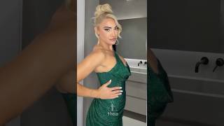 J- touni Ιωάννα Τούνη κουμπάρα : Με σμαραγδί φόρεμα👗👠 στον γάμο της Στέλλας Πάσσαρη!