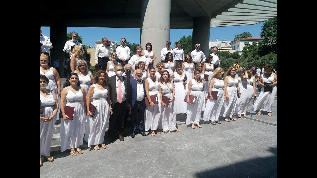 Τσάμικος.Μουσική Μάνος Χατζηδάκις.Χορωδία ΔΣΑ ,Μαέστρος Δημήτρης Καρούζος