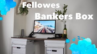 ミニマルで集中できる作業デスクをDIY。たった3つのアイテムで快適作業環境【 Fellowes Bankers Box.】