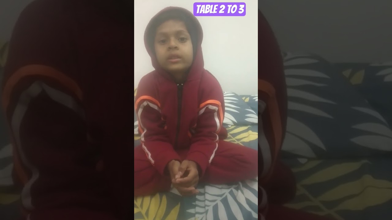 table 2 to 3 😀🍓