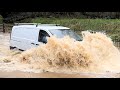 Kenilworth ford fails  uk flooding  vehicles vs floods compilation  149