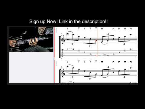 Synyster Gates 2017 Guitar Lesson (Sign up now for more)