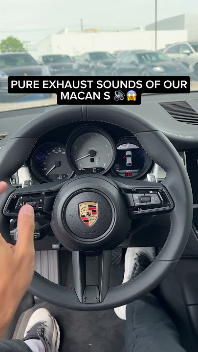 Listen to the amazing exhaust of our Porsche Macan S!