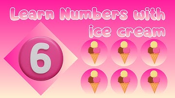 Learn Numbers with Colorful Balls Ice Cream | Fun Learning for Kids | Preschool Learning Video