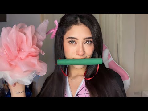 ASMR  en español atención personal con Nezuko roleplay 😴🫧