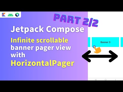 jetpack compose horizontalpager infinite scroll | android compose horizontalpager infinite scroll 2