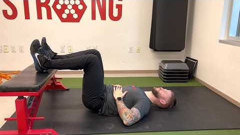 90-90 Bench Ribcage Depression Breathing with Hamstring Iso (2022)